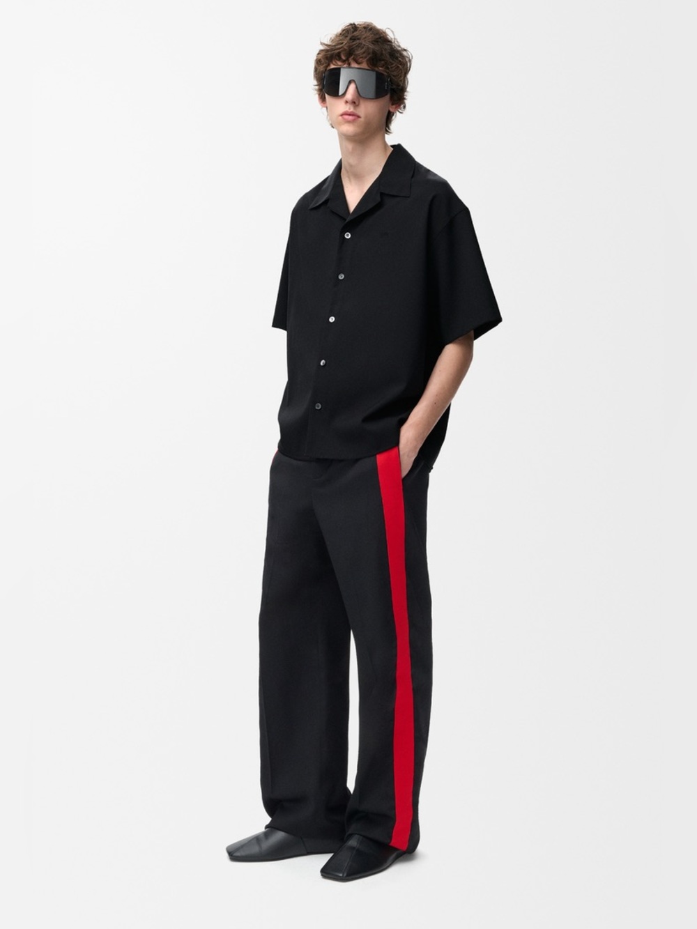 Loewe Short Sleeve Shirt In Wool Size M - Picture 3 of 5